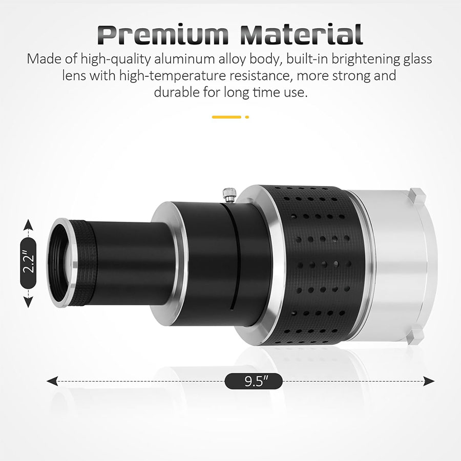 Kit de Snoot óptico cónico de  - Photography Lighting Kit Godox reseña y precio